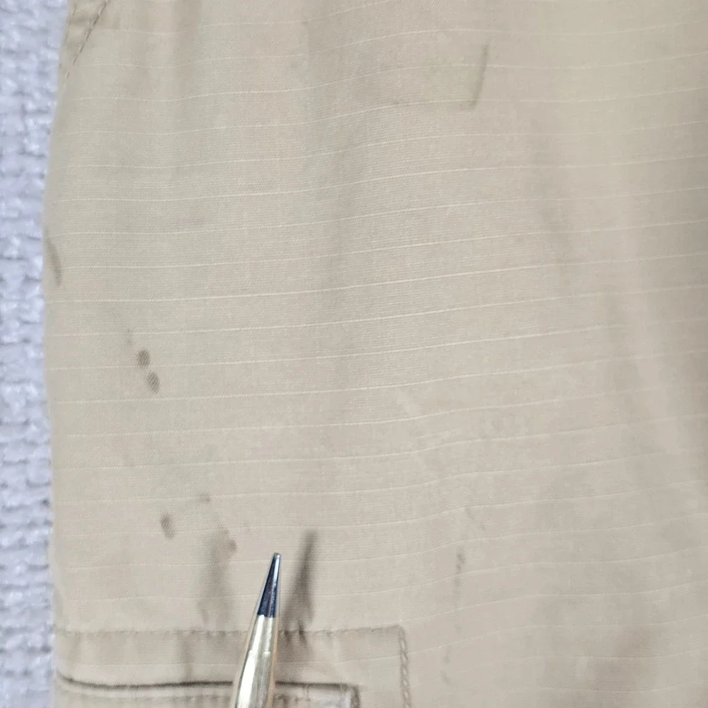 The North Face Mens Tan Ripstop Cargo Shorts Fits‎ 36 Hiking Utility Khaki